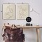 Stupell Industries Earthtone Sitting Rabbits Sketch 2 pc Canvas Wall Art Set Design by June Erica Vess